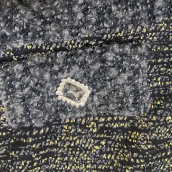 joseph ribkoff wool blend blazer with “bling” size 10 - Picture 4 of 7